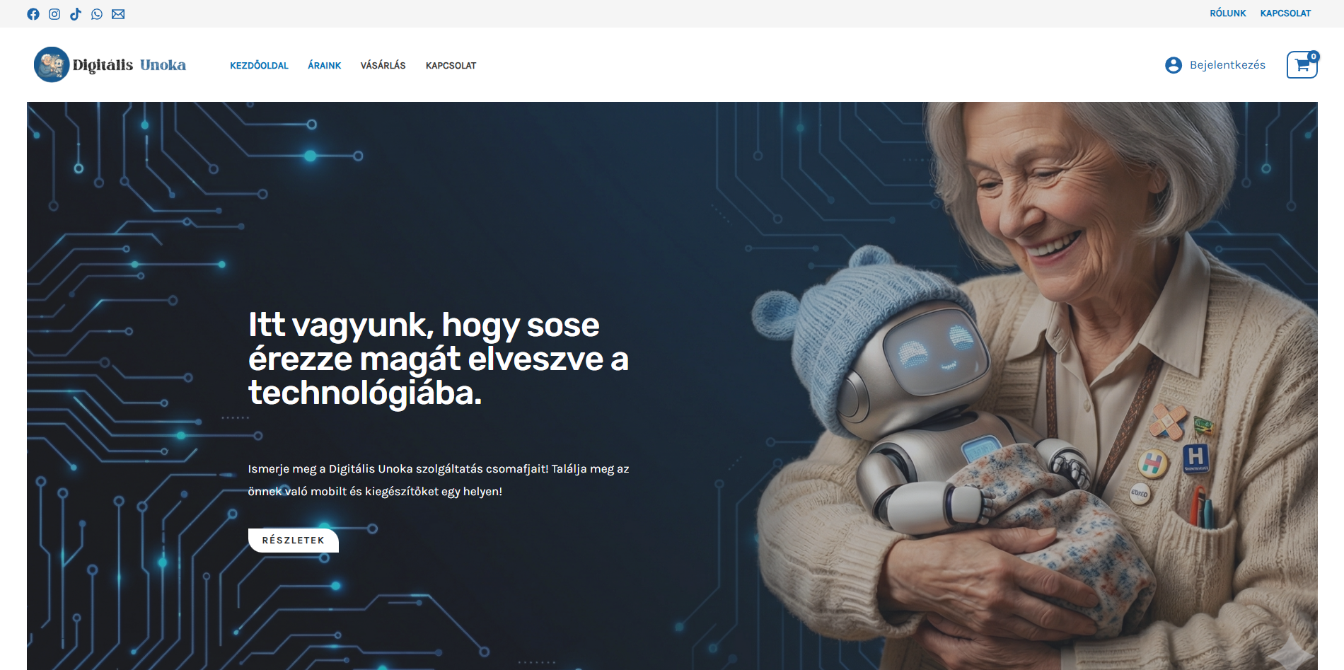Digital Grandchild — Services & webshop